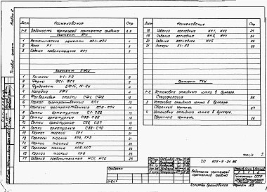 Альбом 6 – Изделия заводского изготовления. Металлоконструкции технологические.    
