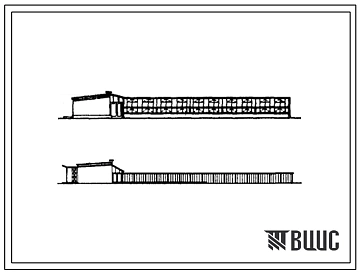 Типовой проект 810-33 Парниковое хозяйство с электрообогревом на 4 тыс. рам (для выращивания рассады овощных культур). Для строительства в районах с расчетной наружной температурой -20 и -30 0С. (Со служебным помещением. Теплицы площадью по 150 кв. м кажд
