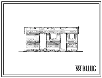 Типовой проект 196-000-459.86 Хозяйственный блок (помещения для содержания скота и птицы и хранения хозяйственного инвентаря, душ и уборная). Общая площадь 15,0 м2 (СТЕНЫ ДЕРЕВЯННЫЕ КАРКАСНЫЕ, Хозяйственные строения)
