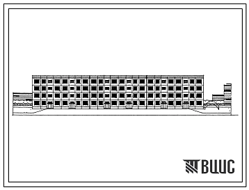 Типовой проект 1Уз-500ТСП-3  Крупнопанельный четырехэтажный шестисекционный дом на 48 квартир.