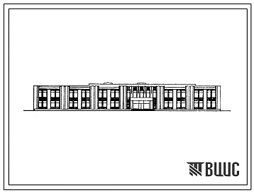 Типовой проект 224-1-464с.86 Средняя школа на 11 классов (417 учащихся). Для сельского строительства
