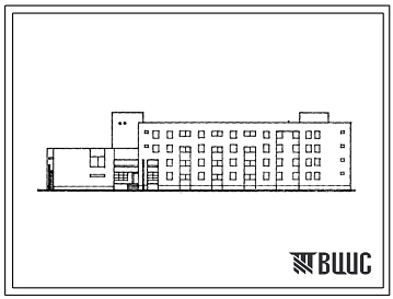 Типовой проект 164-80-86.13.86 4-х этажное общежитие на 194 места для учащихся профессионально-технических и средних специальных учебных заведений (для строительства в Литовской ССР)