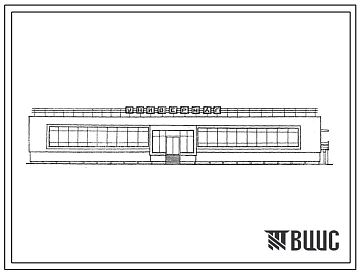 Типовой проект 274-11-22см Универмаг торговой площадью 400 кв.м, в том числе 150 кв.м продовольственные товары (стены кирпичные). Для строительства в 1А,1Б,1Г климатических подрайонах сейсмичностью 7 и 8 баллов на вечномерзлых грунтах.