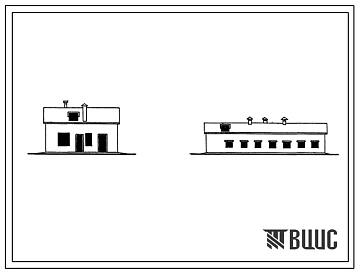 Типовой проект 807-53 Ветеринарный пункт для свиноводческих и птицеводческих ферм со стационарами для свиней на 8, 16, 28 и 50 станков.