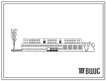 Типовой проект 225-1-18с Универсальное здание общеобразовательной школы на 32 классных помещения (1280-1320 ученических мест).