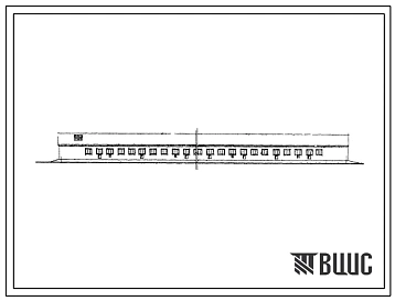 Типовой проект 805-111 Птичник для контрольного стада на 2500-3000 кур (10 секций).