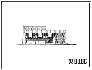 Типовой проект 274-13-66сп Продовольственный и промтоварный магазин общей торговой площадью 468 м2 торгового центра для поселка на 3500 жителей. Ля строительства в 4А и 4Г климатических подрайонах сейсмичностью 7 и 8 баллов, на грунтах 2 типа просадочност