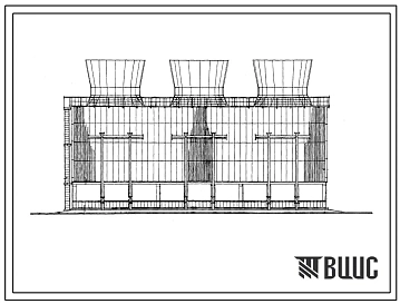 Типовой проект 901-6-20 Вентиляторные многосекционные градирни из сборных железобетонных элементов