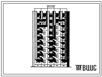 Типовой проект 121-105-103с.85 9-этажный 1-секционный 36-квартирный жилой дом. Для строительства в 3 климатическом районе сейсмичностью 8 баллов.