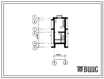 Типовой проект Б-1-9(141-210-24) Помещения в подвале двухэтажного одноквартирного жилого дома с квартирой в 2х уровнях типа 4б (для индивидуального строительства), (убежище на 9 человек, размеры убежища 9,3м на 3,6м, режимы вентиляции 1).