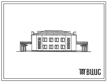 Типовой проект 144-40-67с Жилой дом на 2 семикомнатные квартиры типа 7Б в двух уровнях со стенами из кирпича. Для строительства в 4А и 4Г климатических подрайонах Хорезмской области сейсмичностью 7 и 8 баллов