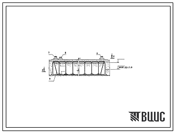 Типовой проект 901-4-67.83 Резервуары для воды прямоугольные железобетонные сборные емкостью от  2800 до 4600 м3 (с применением стеновых панелей с опорой пятой)