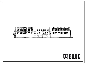 Типовой проект 214-1-210м Детские ясли-сад на 140 мест. Грунты вечномерзлые. Здание двухэтажное. Стены из кирпича.