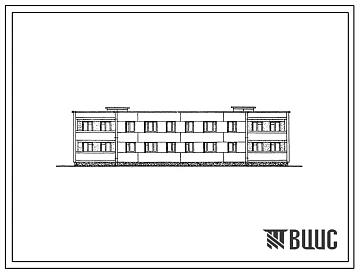 Типовой проект 113-88-37/1.2 Жилой дом двухэтажный двухсекционный восьмиквартирный с квартирами 3А-4Б.