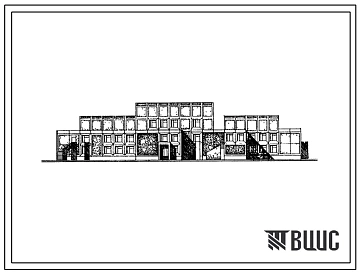 Типовой проект 211-03-28.91 Специализированный Дом ребенка на 100 коек. Здание двух-, трехэтажное.  Стены из однослойных легкобетонных  панелей по серии 1.090.1-1/88.