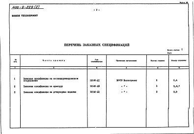 Альбом 2 Заказные спецификации