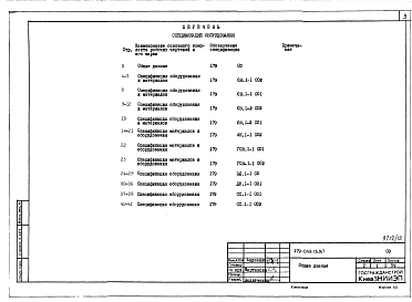 Альбом 9 СО Спецификации оборудования