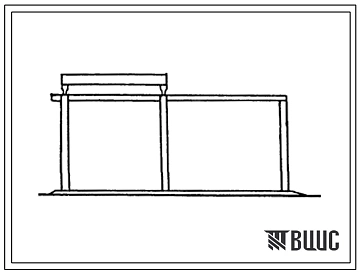 Типовой проект 816-2-39с.13.88 Навес для регулировки сельскохозяйственных машин размером 6х6 м (с монорельсом грузоподъемностью 3,2 т). Для строительства в Узбекской ССР.