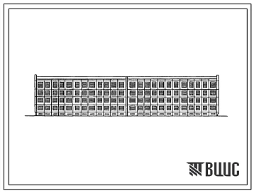 Типовой проект IVз-500ТСП-10/1 Крупнопанельный 4-этажный 4-секционный 32-квртирный дом с квартирами 4Ю-Б-5Б.