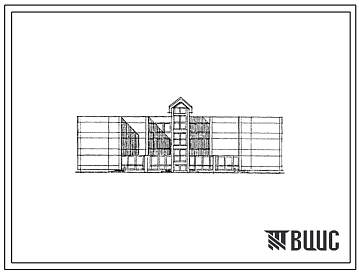 Типовой проект 222-01-638.88 Школа на 11 классов (264 учащихся). Здание трехэтажное. Каркас по серии 1.020-1/83.  Стены из однослойных легкобетонных панелей по серии 1.030.1-1.