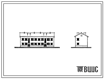 Типовой проект 1-316-29 Двухэтажный дом на 12 квартир
