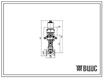 Шифр КРТ050.040.01.00 Клапан запорный электромагнитный DN50 PN40