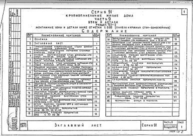 Часть 9 Раздел 9.1-2 Монтажные узлы и детали ниже отм. 0.000 (панели наружных стен однослойные)