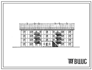Типовой проект 163-47-24с.84 4-этажное общежитие на 100 мест. Для строительства в 1В климатическом подрайоне, 2 климатическом районе (с возможностью применения в 3 климатическом районе) сейсмичностью 7 и 8 баллов.