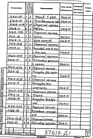 Состав альбома. Проект 37618 ПечьАльбом 1 Рабочая документация