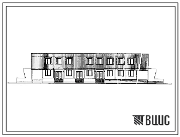 Типовой проект 251-4-48.86 Амбулатории на 40 посещений в смену с аптекой. Здание двухэтажное. Стены из однослойных легкобетонных панелей по серии 1.090.1-1.