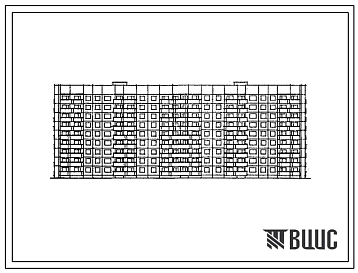 Типовой проект 111-90-103.86 9-этажный, 2-секционный, 142-квартирный молодежный кооперативный жилой дом