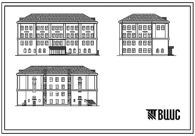 Типовой проект 2-02-02 (Тип 272) Общеобразовательная школа 880 учащихся архитекторов Гринцберга А. С. и Асса Л. Е.. Проект капитального ремонта.