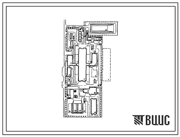 Типовой проект 819-260 Комплекс по производству молока на 400 коров боксового содержания. (Мобильная раздача кормов, удаление навоза скреперными установками и в подпольное навозохранилище).