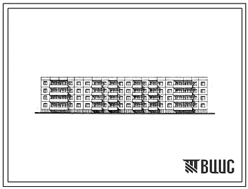 Типовой проект 111-121-9/1 4 этажный 4 секционный 48 квартирный жилой дом