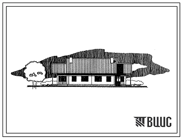 Типовой проект 181-26-102.87 Одноэтажный двухквартирный жилой дом с двухкомнатными квартирами