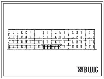 Типовой проект 416-1-49 Здание заводоуправления четырехэтажное с сеткой колонн (6+3+6)х6м длиной 60м.