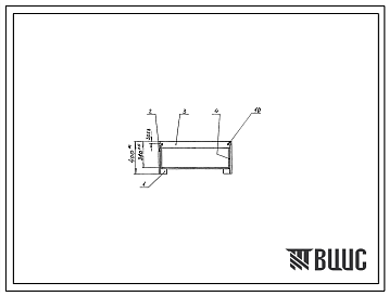 Шифр МО-7.10 Поддон стоечный МО-7.10