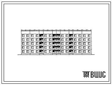Типовой проект 135-0159/1.2 5-этажная блок-секция общежития для рабочих и служащих на 203 места с ячейками на 3-4 человека для общежитий на 407 и 422 человека