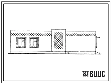 Типовой проект 184-52-258с.85 1-этажный 1-квартирный жилой дом с 4-комнатной квартирой. Для строительства в 4А и 4Г климатических подрайонах сейсмичностью 7,8,9 баллов на непросадочных грунтах и грунтах 2 типа просадочности.