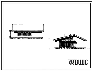 Типовой проект 185-24-131/1.2 Одноквартирный одноэтажный жилой дом с трехкомнатной квартирой. Для индивидуальных застройщиков южных районов Украинской ССР.