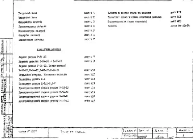 Альбом 1 Рабочие чертежи 