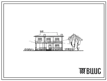 Типовой проект 144-44-36С Индивидуальный двухэтажный пятикомнатный жилой дом для колхозников в двух уровнях. Для строительства в 3 и 4 строительно-климатических зонах с сейсмичностью 7 баллов.