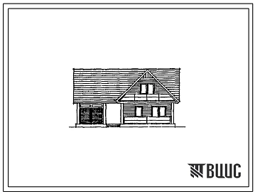 Типовой проект 144-000-881с.13.91 4-х комнатный мансардный жилой дом из местных материалов для индивидуальных застройщиков в городах и поселках городского типа республики Грузия