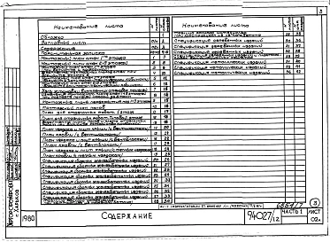 Альбом 5 Часть 1. Архитектурно-строительные чертежи выше отметки 0.000. Раздел 2.86. Отопление и вентиляция Раздел 2-1.86 С радиаторами и конвекторами Часть 3.86 Водопровод, канализация Часть 4 Газопровод Часть 5.86 Электрооборудование ниже и выше отм.0 0