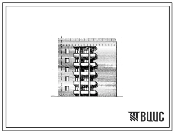 Типовой проект 1А-450-023с/1 Пятиэтажная блок-секция торцевая правая на 15 квартир (однокомнатных 1Б-5, двухкомнатных 2Б-5, трехкомнатных 3А-5). Для строительства в 4 климатическом районе Армянской ССР сейсмичностью 7 и 8 баллов