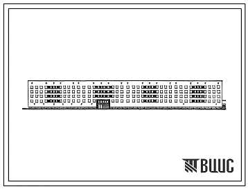 Типовой проект 164-80-27м 4-этажное 4-секционное общежитие на 524 места со стенами из кирпича для строительства в 1 строительно-климатической зоне в районах с вечномерзлыми грунтами.
