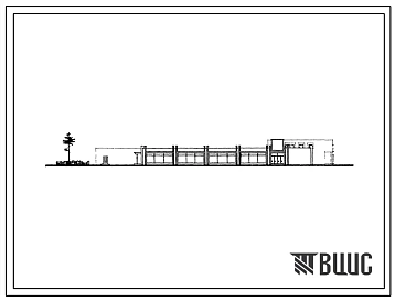 Типовой проект 274-13-30/78 Унифицированное здание продовольственного магазина самообслуживания торговой площадью 950 м2 «Гастроном» для строительства в 1В климатическом подрайоне, 2 и 3 климатических районах