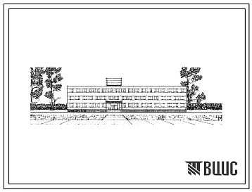 Типовой проект 262-21-31 Универсальное административное здание на 200 сотрудников для строительства в 1В климатическом подрайоне, 2 и 3 климатических районах, в каркасно-панельных конструкциях серии ИИ-04