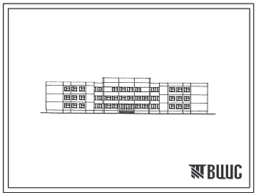 Типовой проект 221-1-554с.87 Школа на 33 класса (1266 учащихся) в конструкциях серии 1.090.1-2с