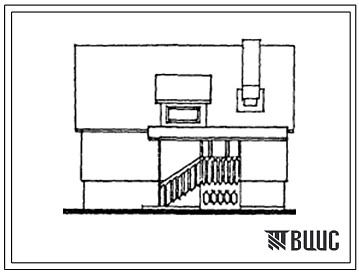 Типовой проект 143-000-747.13.88 Мансардный дом с четырехкомнатной квартирой. Для Латвийской ССР